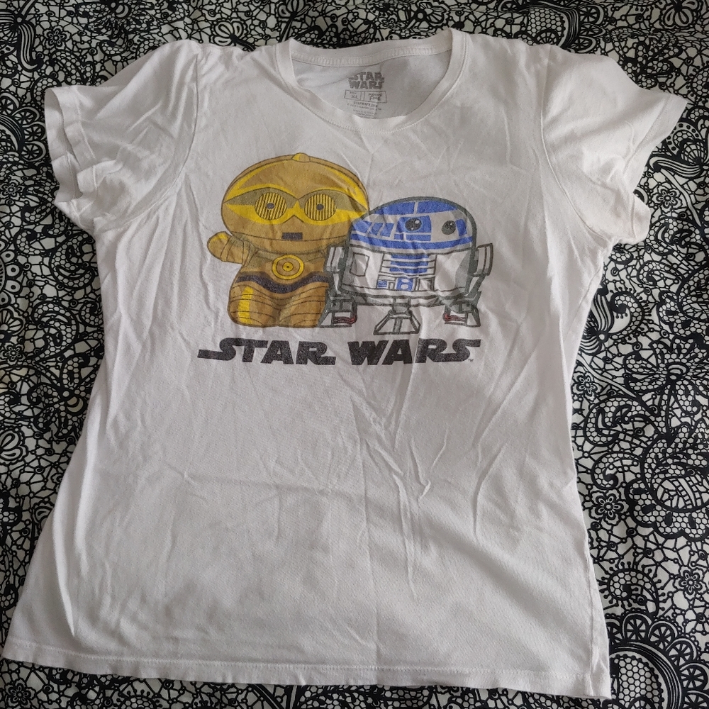 Star Wars C3PO and R2 Junior T-Shirt